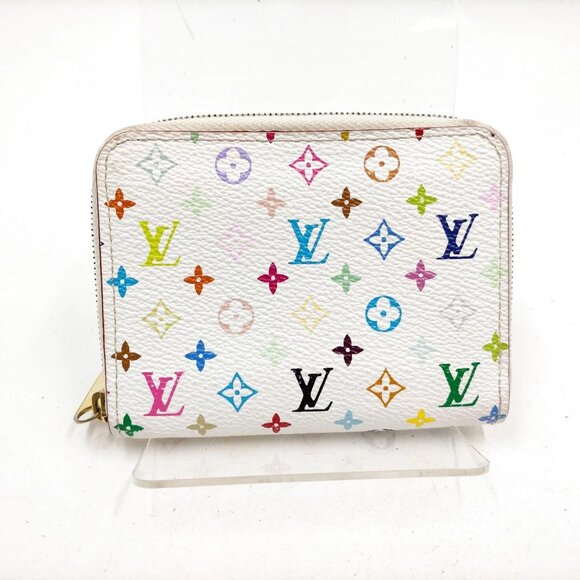 Authentic Louis Vuitton Zippy Coin Purse Monogram MultiColor mn361-021726